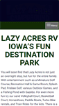 Mobile Screenshot of lazyacresrv.com